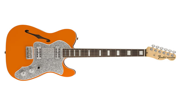 Fender presenta la Tele Thinline Super Deluxe Cutaway Guitar Magazine