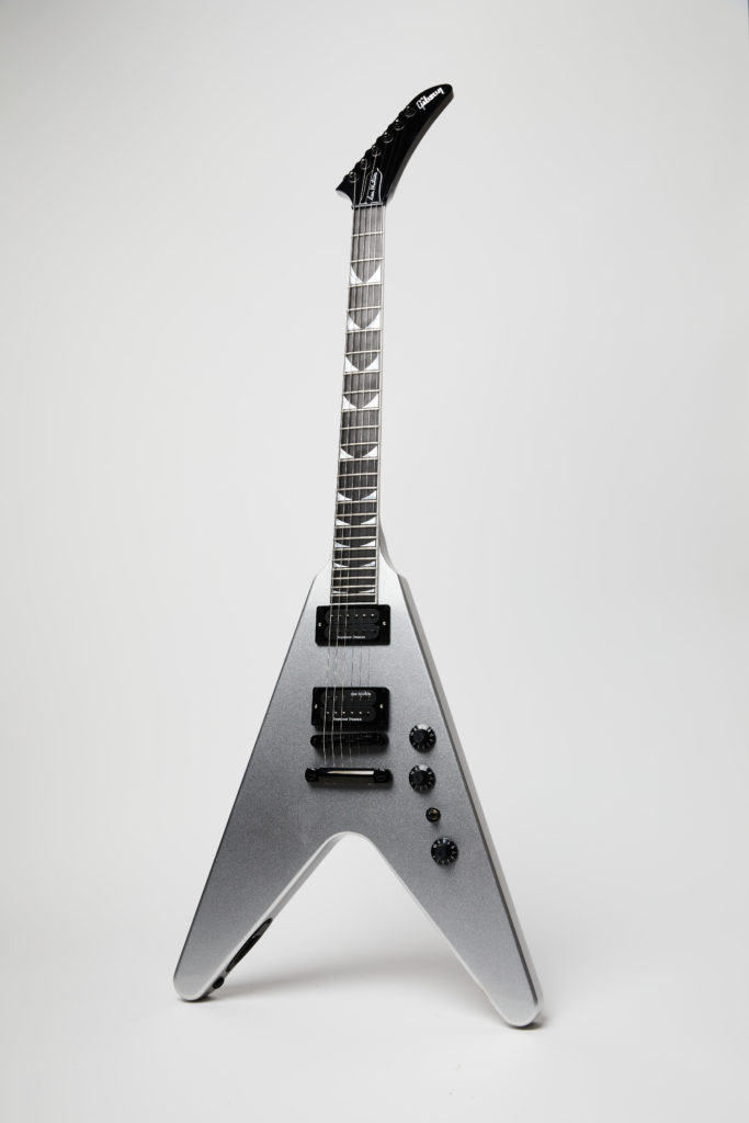 Gibson Dave Mustaine Flying V EXP Metallic Silver