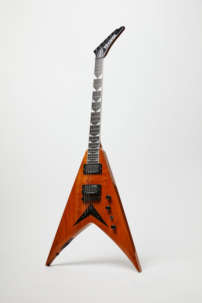 Kramer Dave Mustaine Flying V Vanguard in Natural.