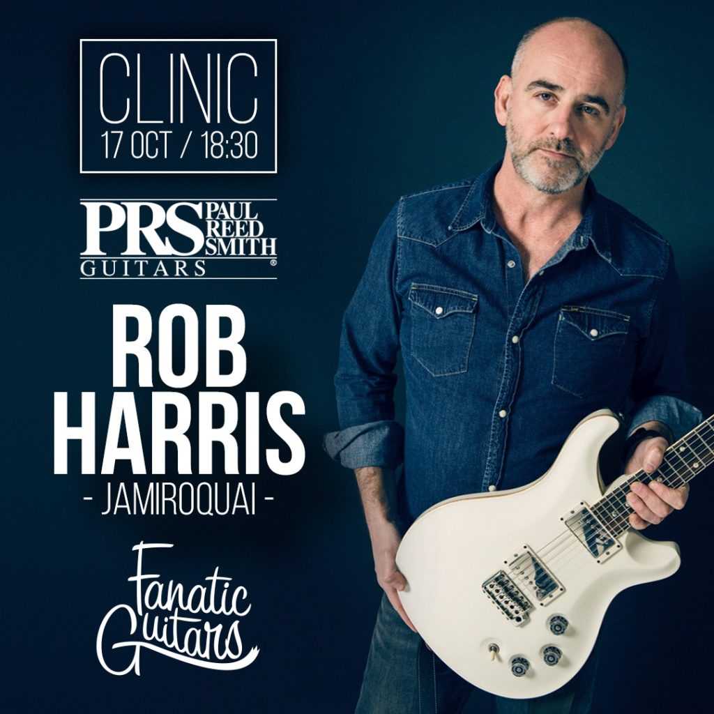 Masterclass de Rob Harris (Jamiroquai) en Barcelona Cutaway Guitar Magazine