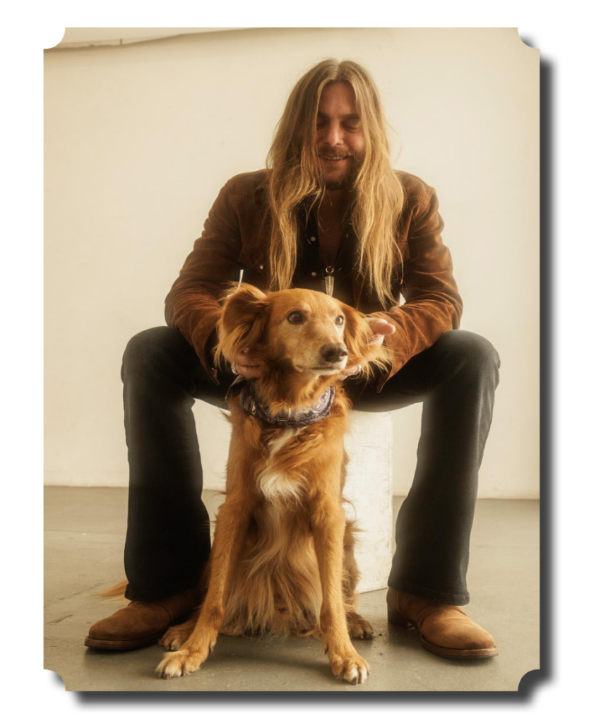 Nico con su perro Pappo. Foto: Guido Adler
