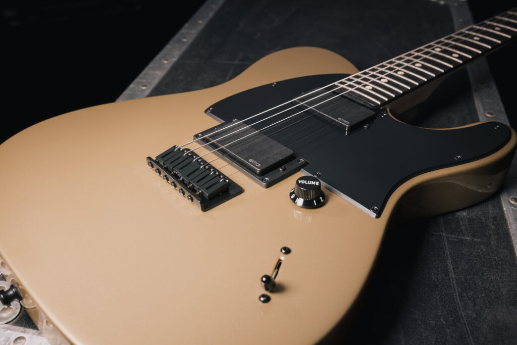 Fender Limited Edition Jim Root Telecaster en Shoreline Gold.