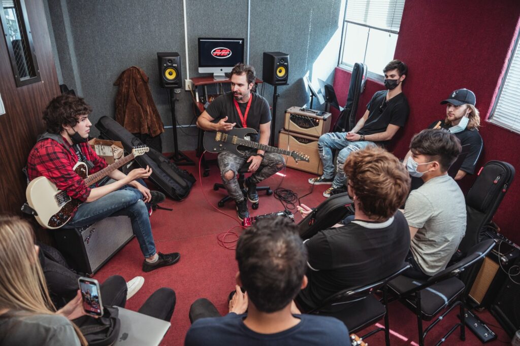 Andre Nieri impartiendo una masterclasse